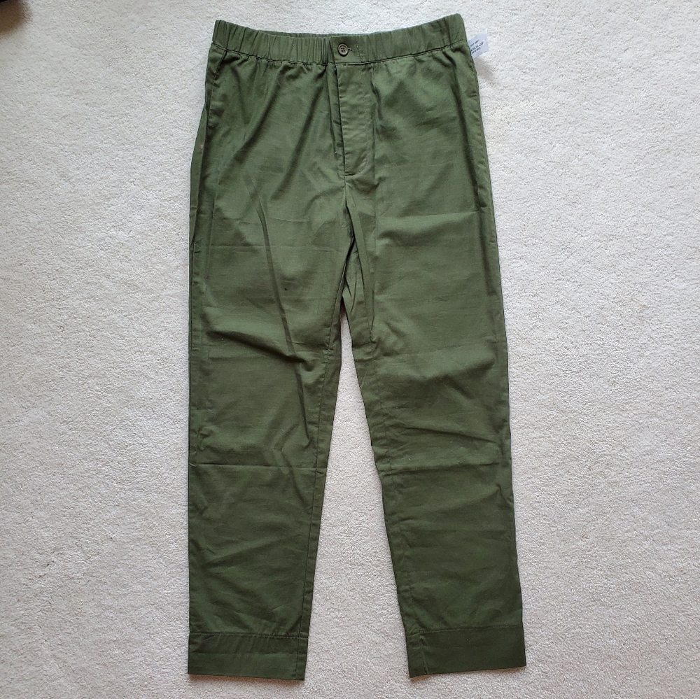 NEW High-waisted Olive Green Pant (Women's L)